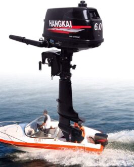 HANGKAI 6HP 2-Stroke Outboard Motor Boat Engine with Water Cooling System | Fast & Powerful | Small & Fuel-Efficient