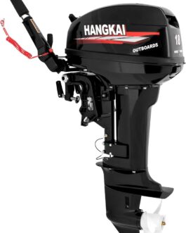 Outboard Motor Boat Engine,2 Stroke 3.5HP Outboard Motor with Water Cooling CDI System Gas Trolling Motor 2 Stroke 3.5HP