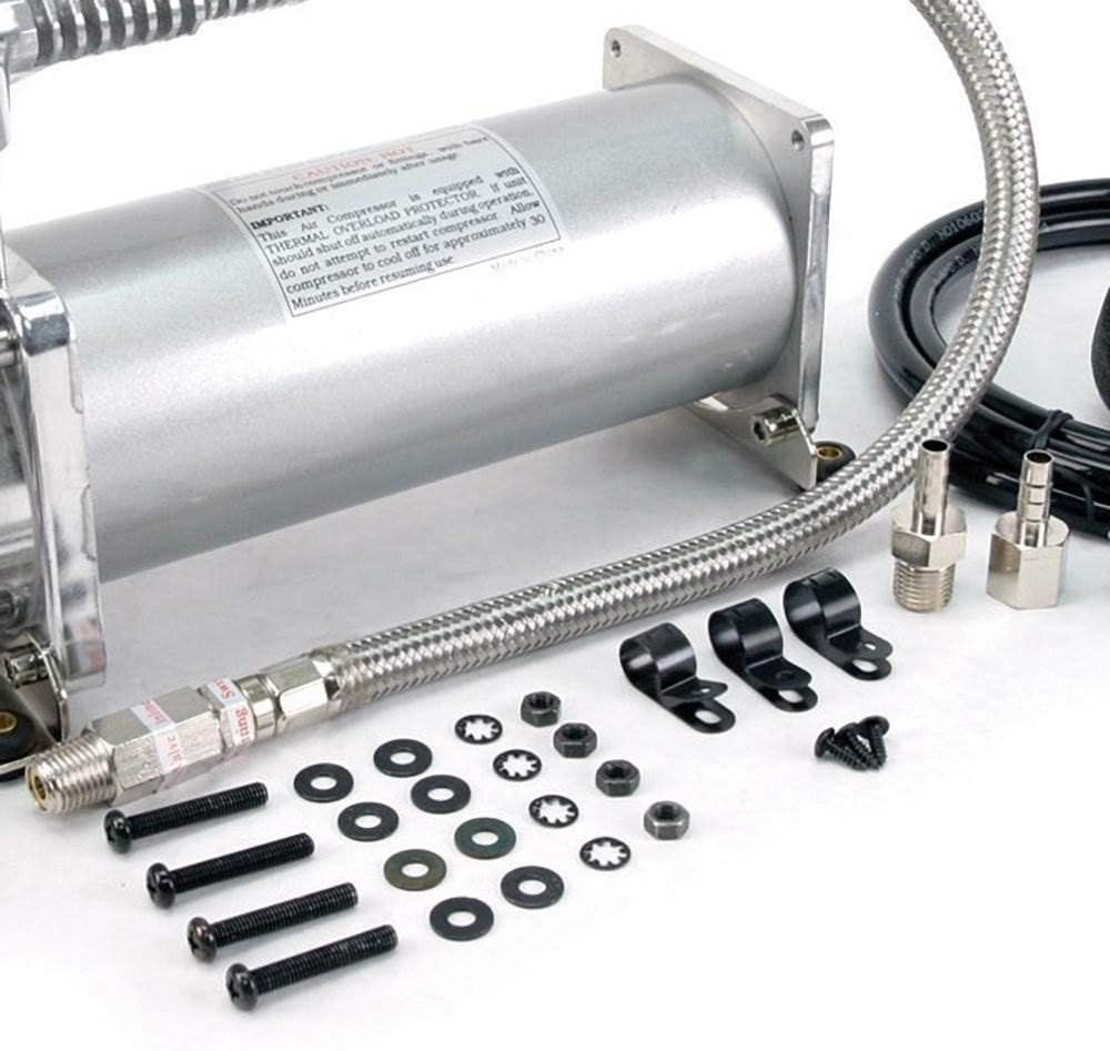 VIAIR 450C - Industrial Air Compressor for Drilling, Air Brushing, Spraying, Nailing | 12V Continuous Duty Cycle Compressor for OEM Applications | 150 PSI, up to 5 Gallon Tank (Silver) - Image 5