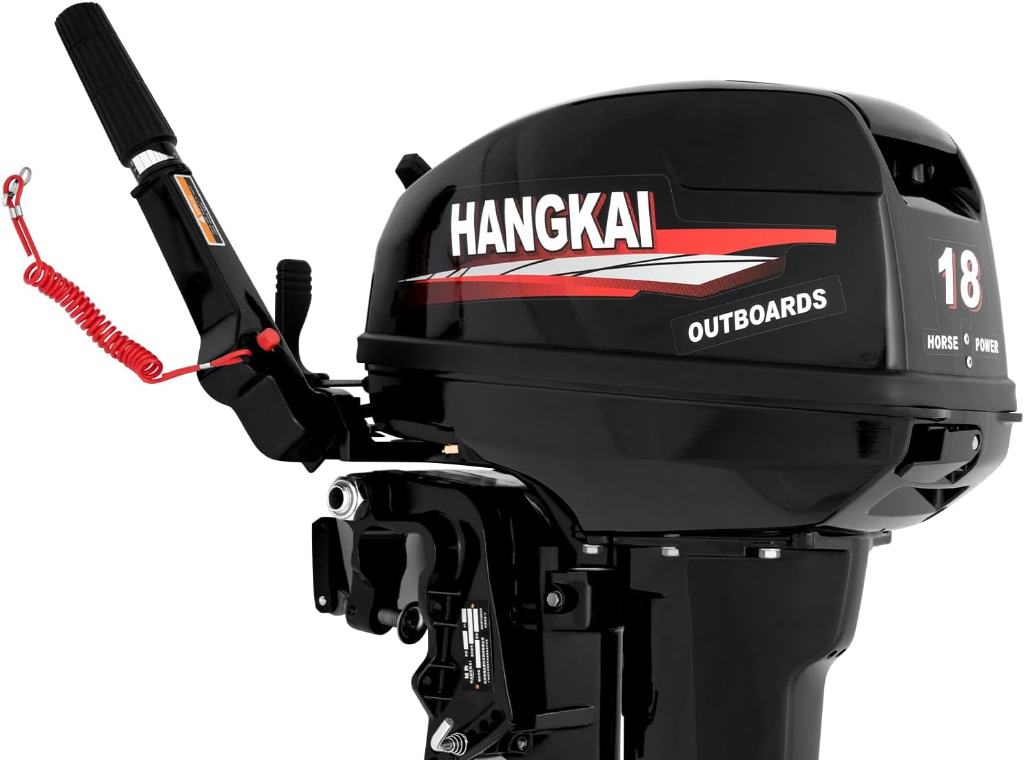 Outboard Motor Boat Engine,2 Stroke 3.5HP Outboard Motor with Water Cooling CDI System Gas Trolling Motor 2 Stroke 3.5HP - Image 2