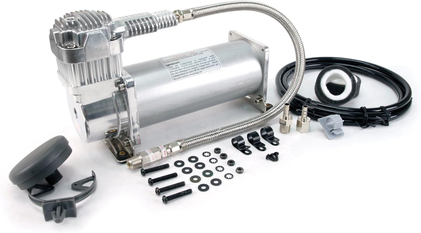 VIAIR 450C - Industrial Air Compressor for Drilling, Air Brushing, Spraying, Nailing | 12V Continuous Duty Cycle Compressor for OEM Applications | 150 PSI, up to 5 Gallon Tank (Silver) - Image 6